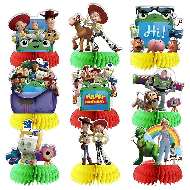 Desk Setup Equipment - Toy Story 5 Honeycomb Centerpieces Woody
