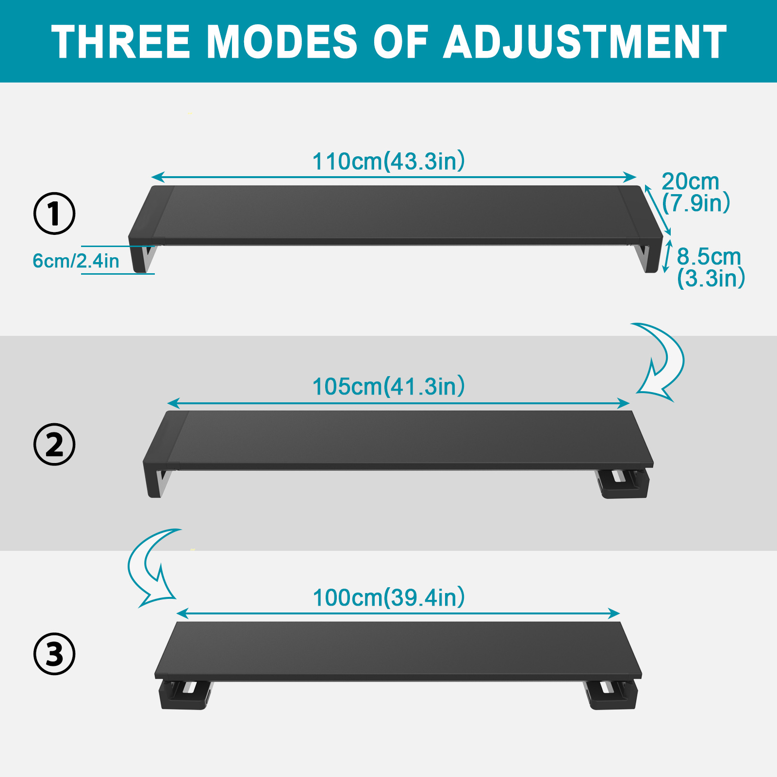 Dual Monitor Stand Riser, Exte - Dual Monitor Desk Setup ulasan dan harga
