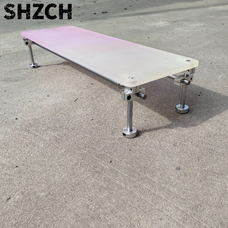 ‌Aesthetic Pink Gradient Acryl - Desk Setup With Laptop And Monitor ulasan dan harga