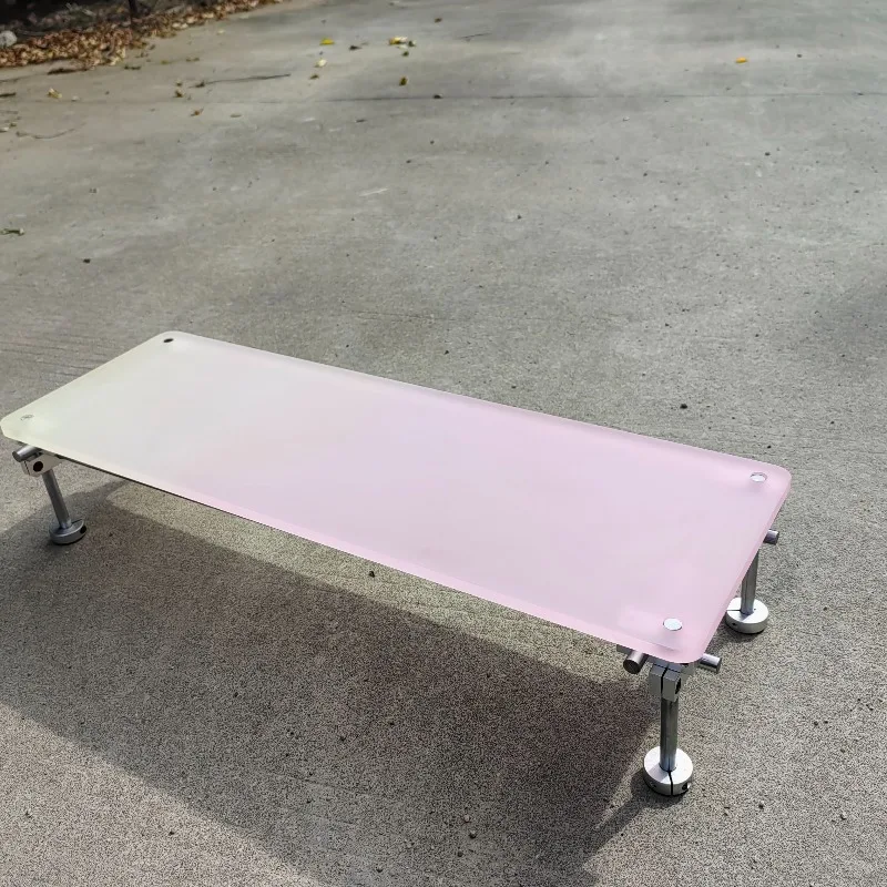 ‌Aesthetic Pink Gradient Acryl - Desk Setup With Laptop And Monitor ulasan dan harga
