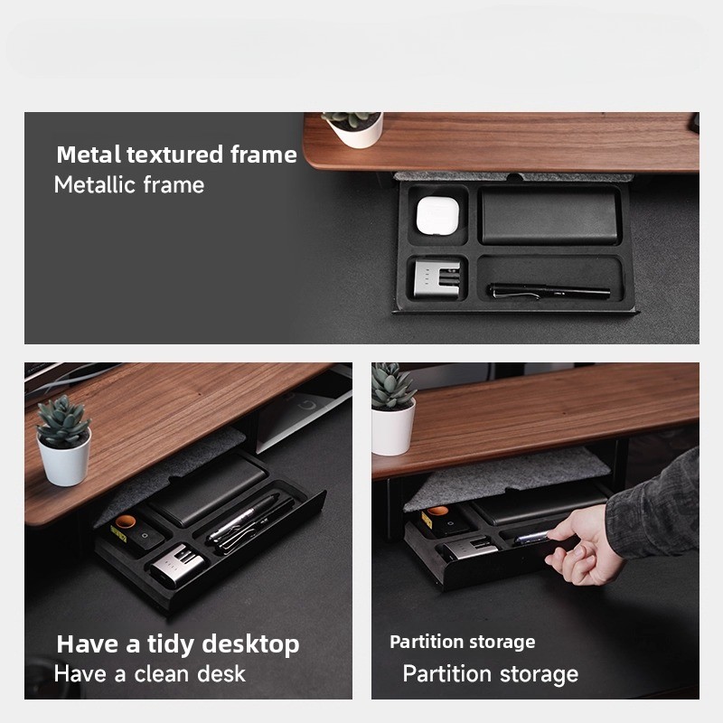 Monitor Stand Riser Storage Dr - Desk Setup Home Office ulasan dan harga