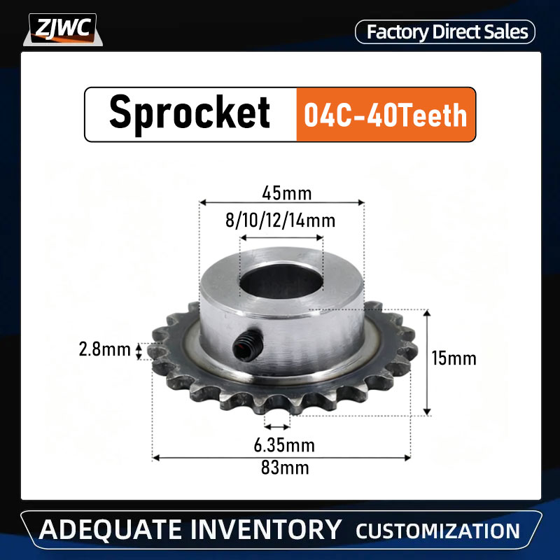 04C 40T Sprocket Inner Hole 8/ - Desk Setup Gear ulasan dan harga