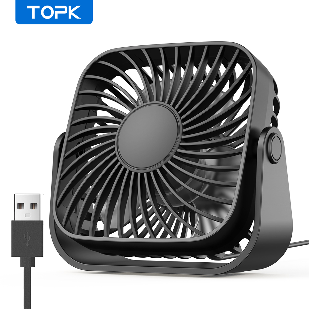 TOPK 4Inch USB Mini Portable F - Desk Setup Gear ulasan dan harga