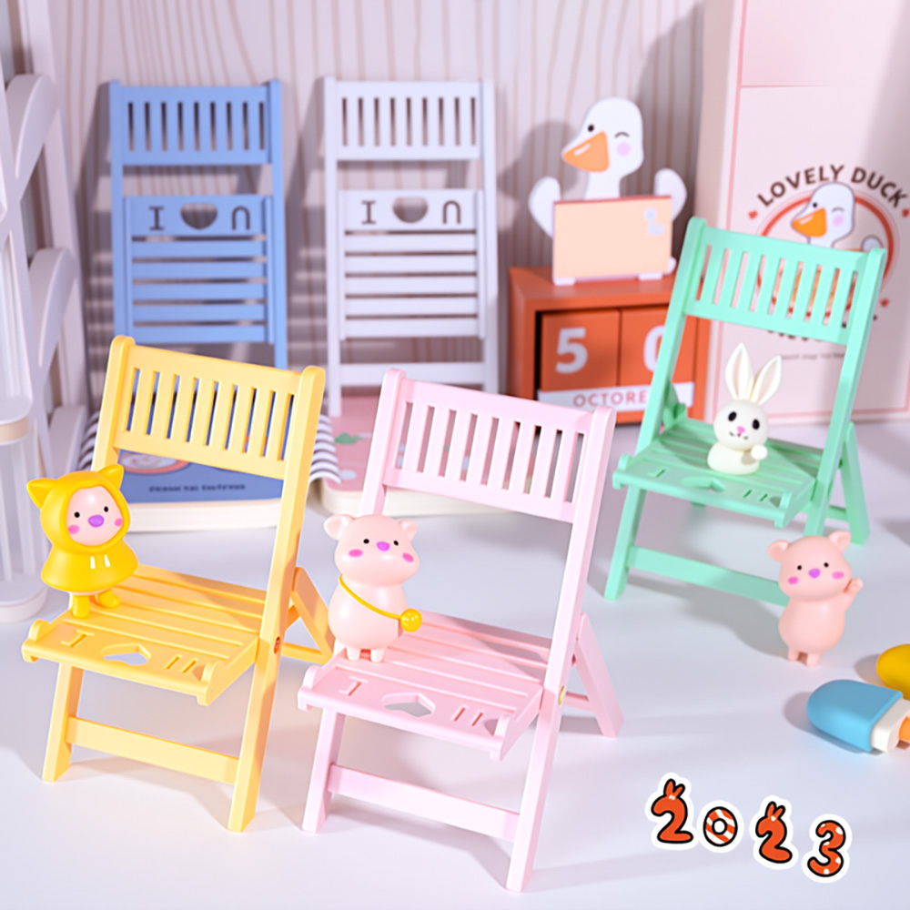 Creative Foldable Chair Phone  - Desk Setup Gear ulasan dan harga