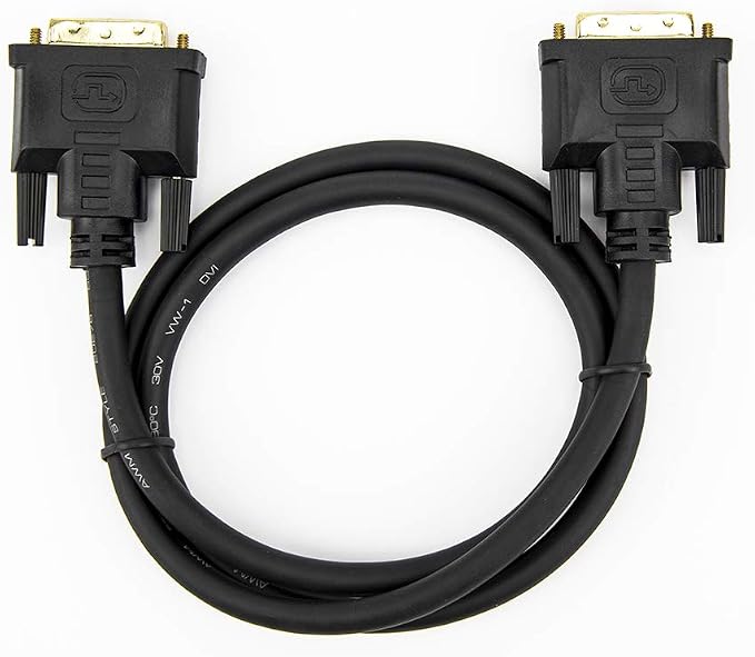 DVI-D Dual Link Cable (25Pin), - Dual Monitor Desk Setup ulasan dan harga
