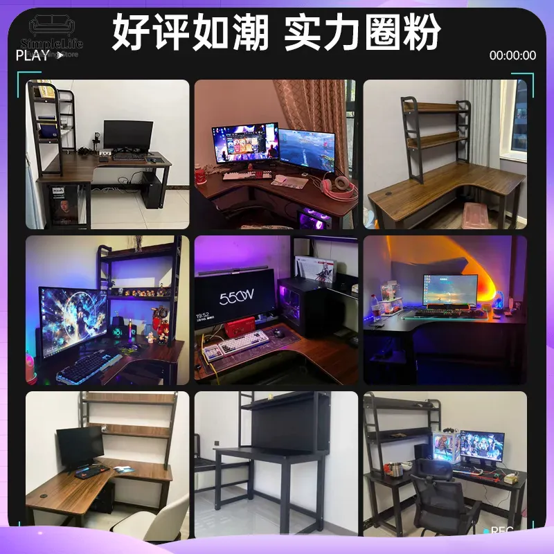 Corner Gaming Desk Computer De - Desk Setup Home Office ulasan dan harga