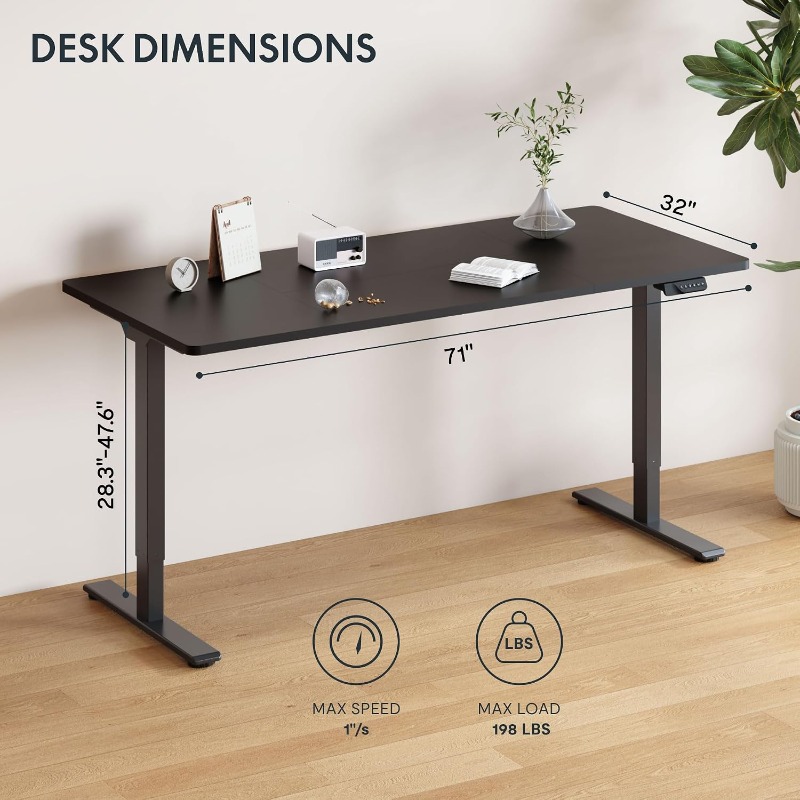 FLEXISPOT Electric Standing De - Dual Monitor Desk Setup ulasan dan harga