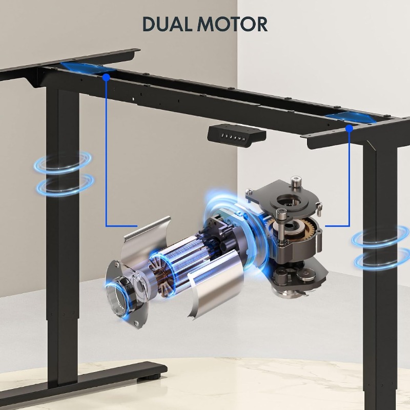 FLEXISPOT Electric Standing De - Dual Monitor Desk Setup ulasan dan harga
