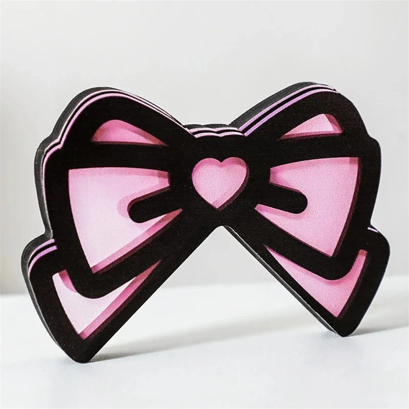 Kawaii Pink Acrylic Bow Monito - Desk Setup Home Office ulasan dan harga