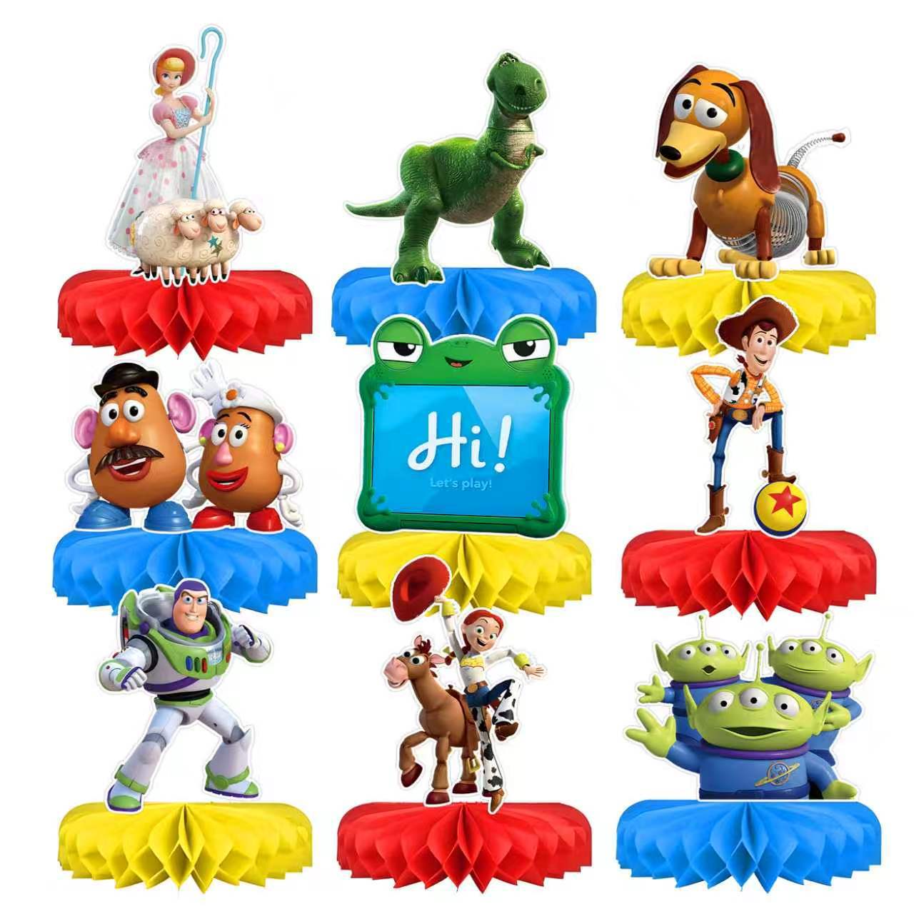 Toy Story 5 Honeycomb Centerpi - Desk Setup Equipment ulasan dan harga