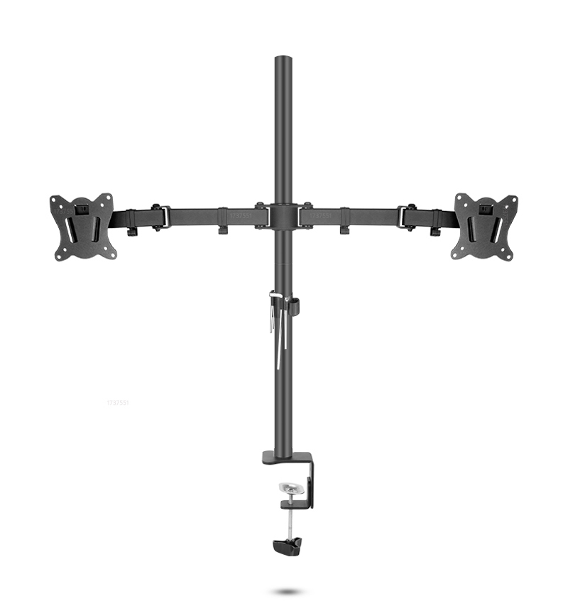 T902-280 360 Rotate Steel 10'- - Dual Monitor Desk Setup ulasan dan harga