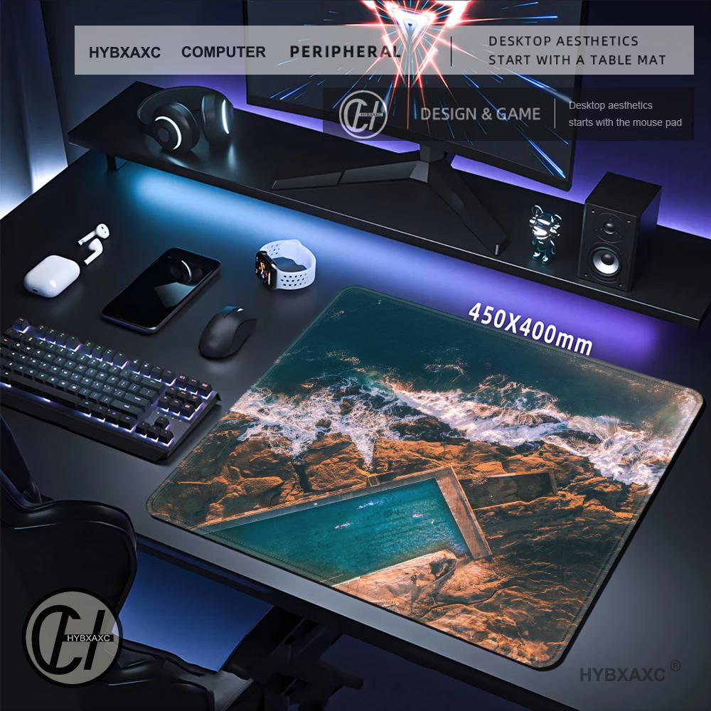 HYBXAXC MAerial Ocean Wave Mou - Desk Setup Photography ulasan dan harga