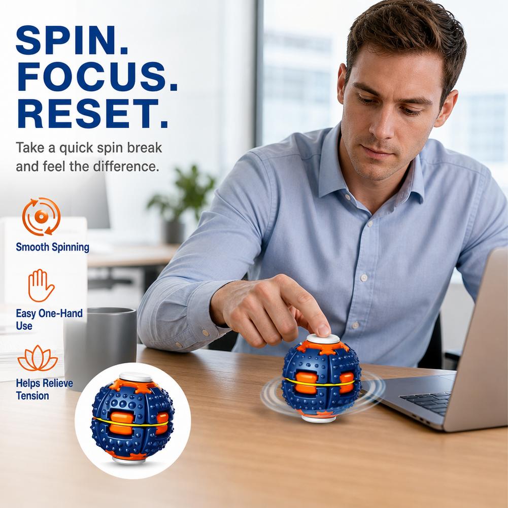 Portable Spinning Gear Fidget  - Desk Setup Gear ulasan dan harga