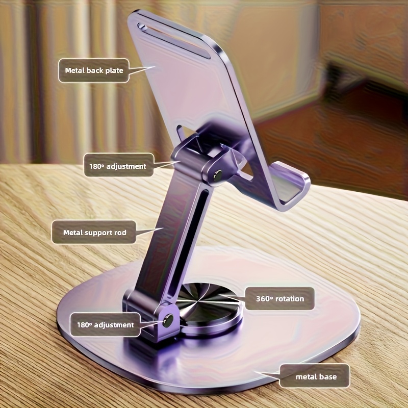 Sturdy Metal Foldable Phone St - Desk Setup Gear ulasan dan harga