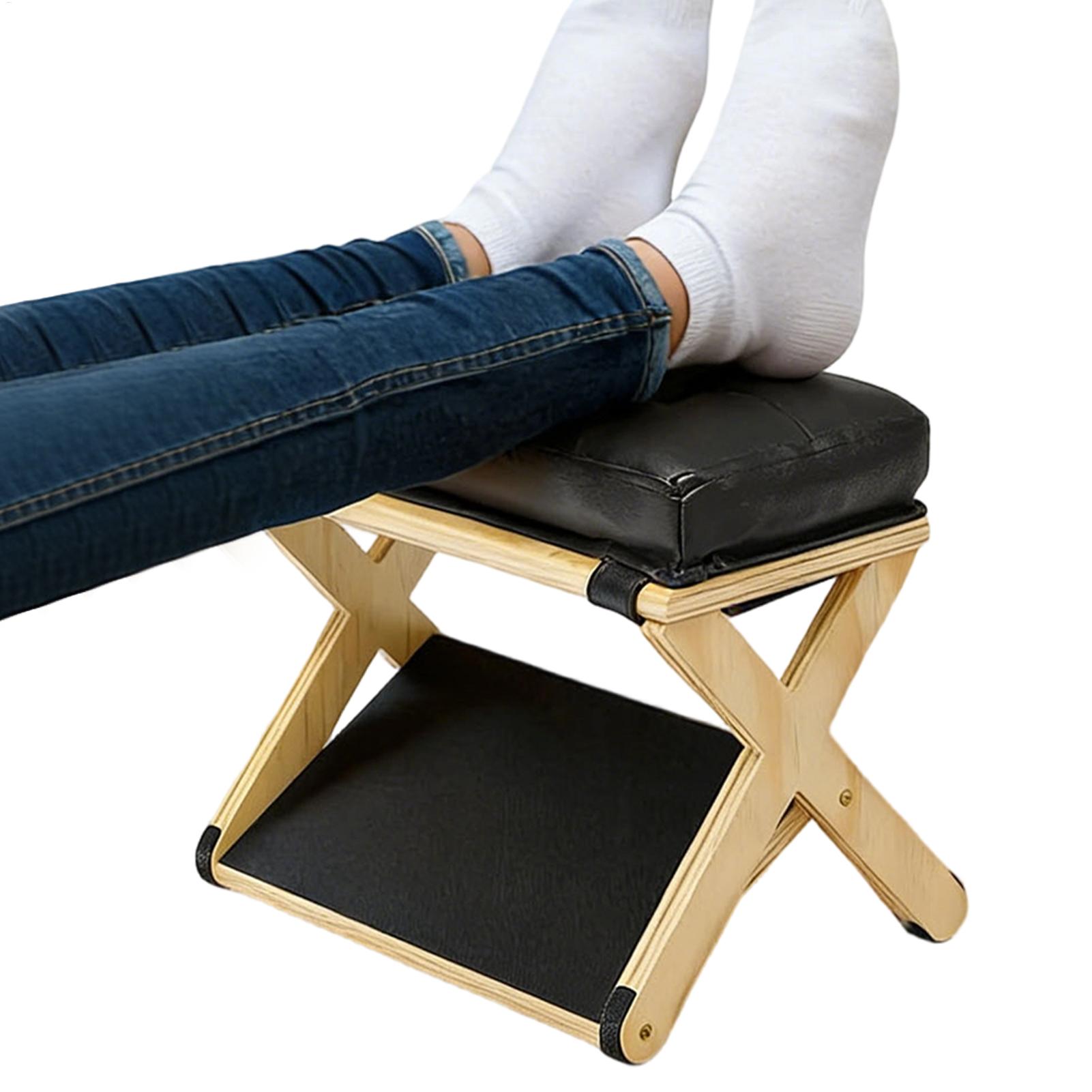 Foot Rest Under Desk Wooden Do - Desk Setup Ergonomic ulasan dan harga