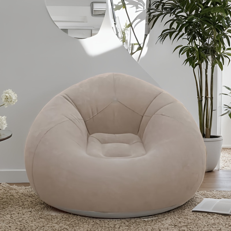 Flocked PVC Inflatable Sofa Ch - Desk Setup Ergonomic ulasan dan harga