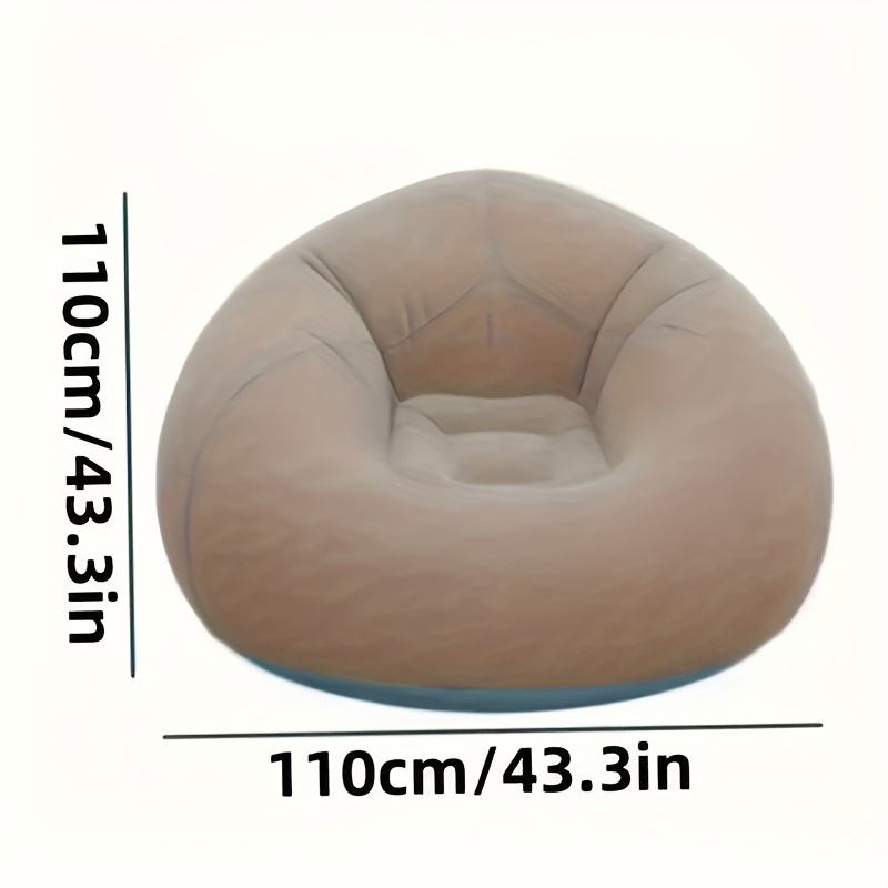Flocked PVC Inflatable Sofa Ch - Desk Setup Ergonomic ulasan dan harga